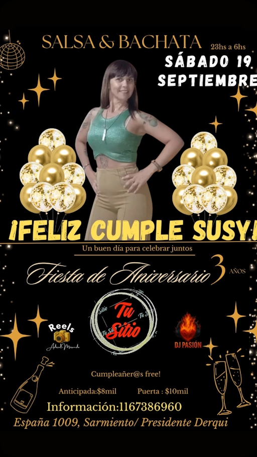 ¡Feliz cumple Susy!