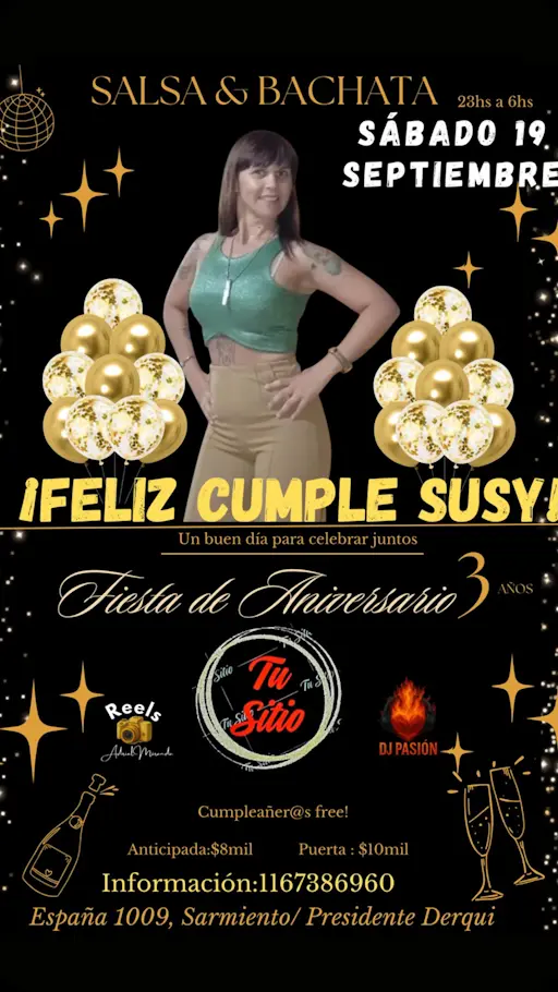 ¡Feliz cumple Susy!