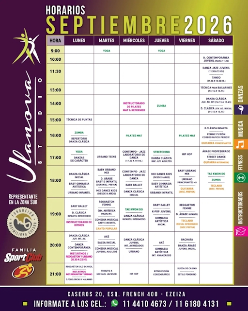 Técnica de Puntas — Lunes