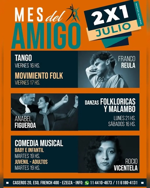 Mes del Amigo 2x1 Julio