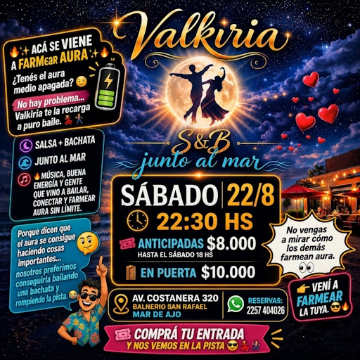 Valkiria S&B junto al mar