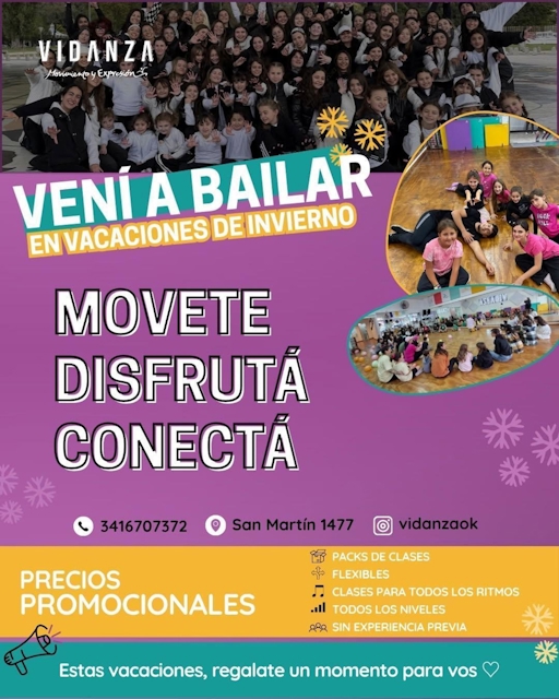 Vení a Bailar en Vacaciones de Invierno