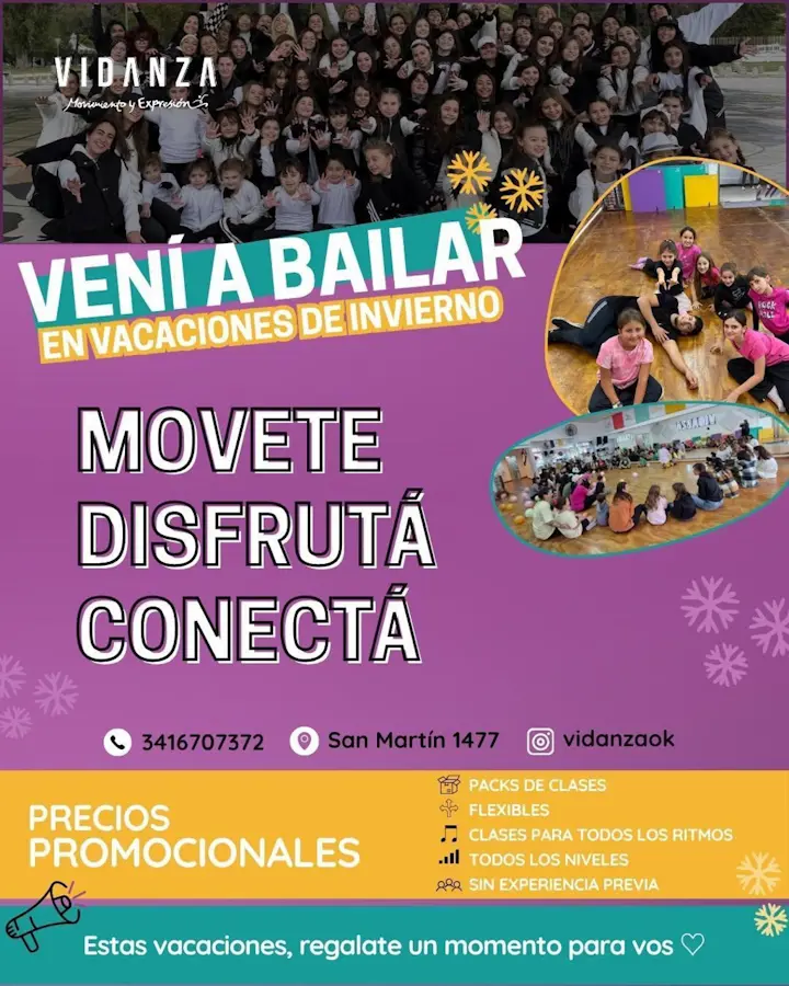 Vení a Bailar en Vacaciones de Invierno