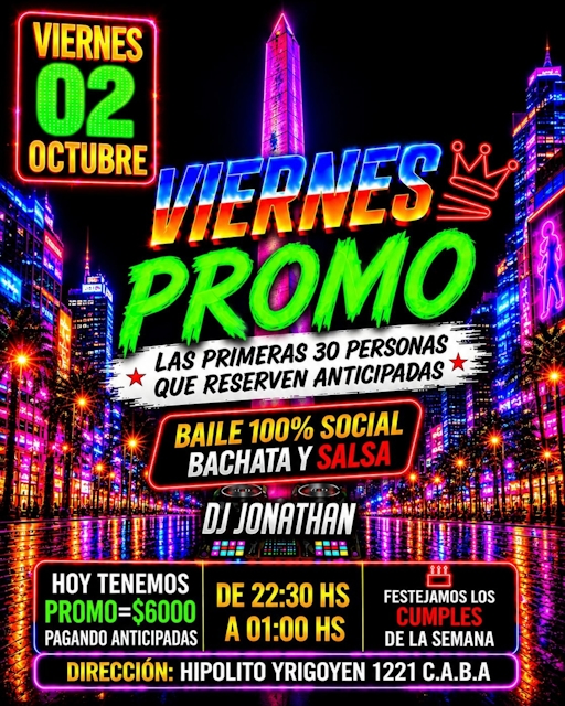 Viernes Promo