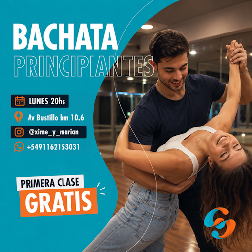 Clases de Bachata para Principiantes desde 0 e Improvers en Bariloche by Xime y Marian