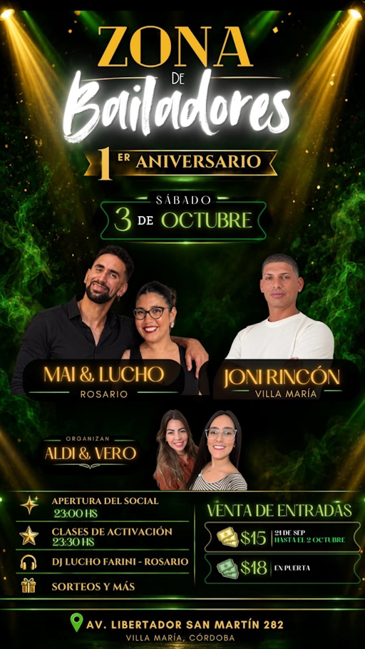 Zona de Bailadores 1er Aniversario